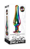 Rainbow Metal Plug - Large-Anal Toys & Stimulators-Evolved Novelties-Andy's Adult World