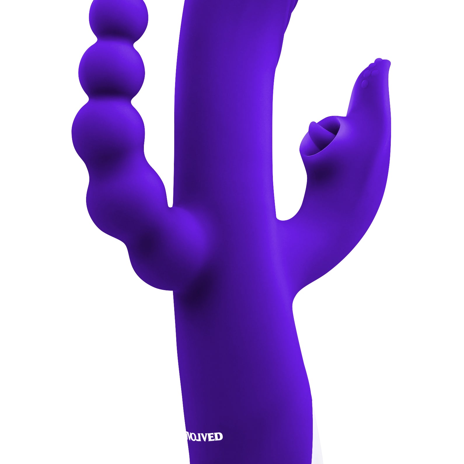 Lick Me - Triple Stim Vibe - Purple-Vibrators-Evolved Novelties-Andy's Adult World