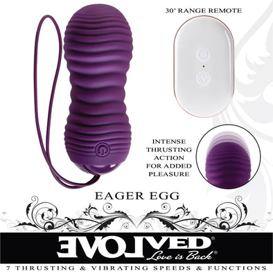 Eager Egg - Plum-Vibrators-Evolved Novelties-Andy's Adult World