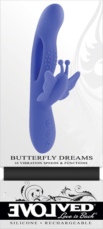 Butterfly Dream - Periwinkle-Vibrators-Evolved Novelties-Andy's Adult World