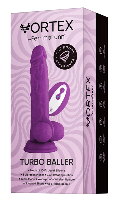 Wireless Turbo Baller - Purple-Vibrators-Femme Funn-Andy's Adult World