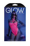 All Nighter Harness Bodysuit - Large-xlarge - Neon Pink-Lingerie & Sexy Apparel-Fantasy Lingerie-Andy's Adult World
