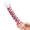 10 Inch Mr. Swirly Dildo - Red/clear-Dildos & Dongs-Glas-Andy's Adult World