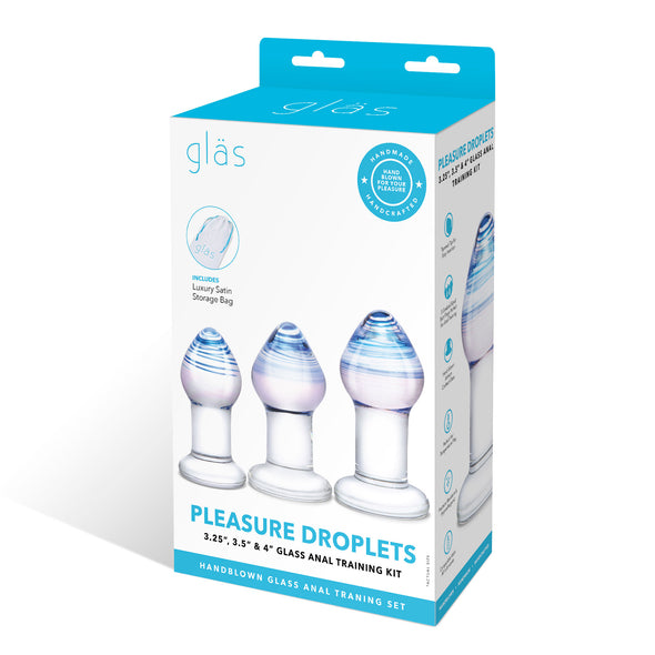 Pleasure Droplets Anal Training Kit-Anal Toys & Stimulators-Glas-Andy's Adult World