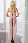 2pc Sheer Laced Night Gown - One Size - Sweet Pink-Lingerie & Sexy Apparel-G-World-Andy's Adult World