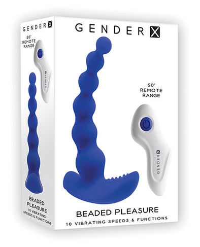 Beaded Pleasure - Blue-Vibrators-Evolved - Gender X-Andy's Adult World