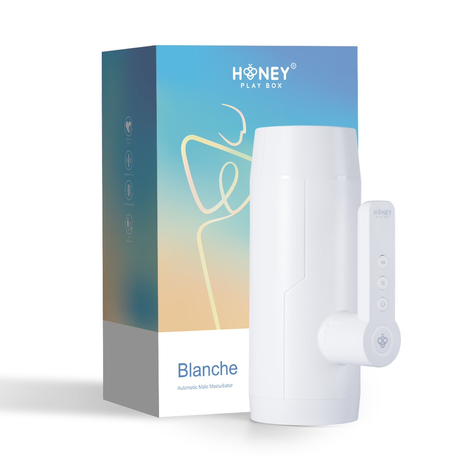 Blanche - Automatic Male Masturbator - White-Masturbation Aids for Males-Honey Play Box-Andy's Adult World
