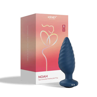 Noah - App Controlled Rotating Butt Plug - Blue-Anal Toys & Stimulators-Honey Play Box-Andy's Adult World
