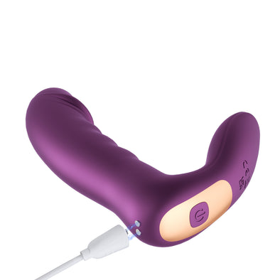 Rora - App Controlled Rotating G-Spot Vibrator and Clitoral Stimulator - Purple-Vibrators-Honey Play Box-Andy's Adult World