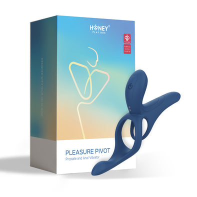 Pleasure Pivot - App Controlled - Couples Vibrator - Navy Blue-Cockrings-Honey Play Box-Andy's Adult World