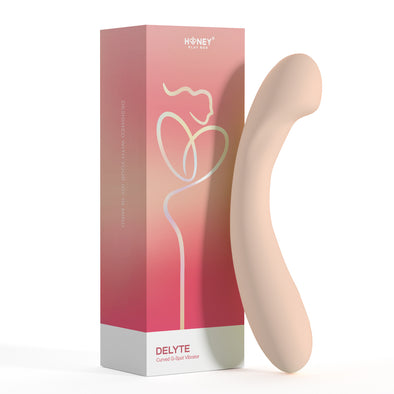 Delyte - Curved G-Spot Vibrator - Flesh-Vibrators-Honey Play Box-Andy's Adult World