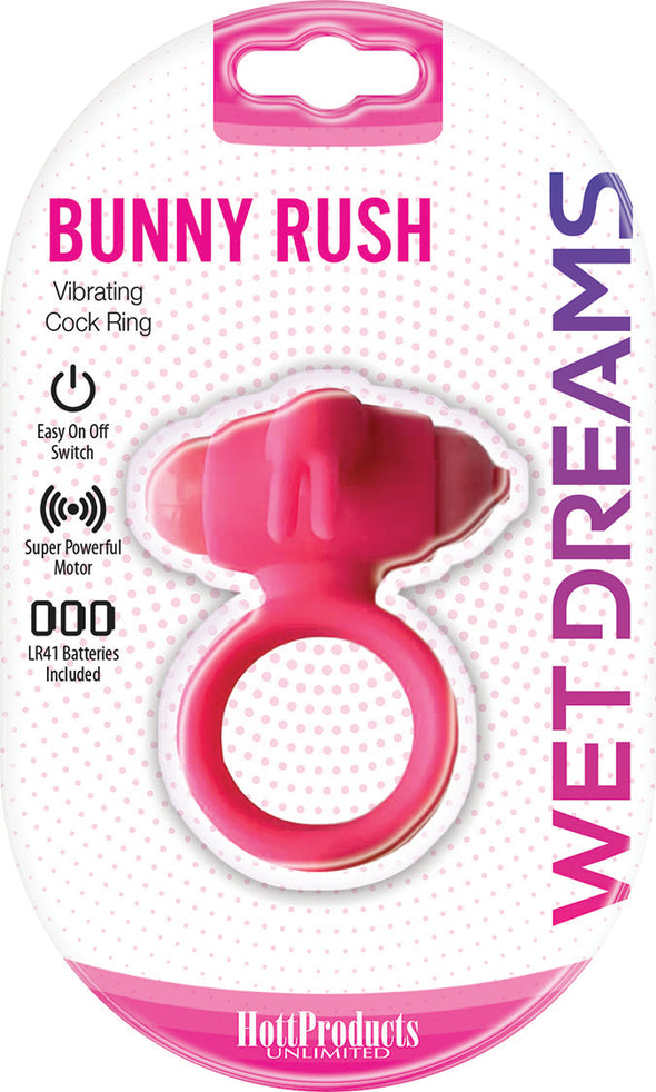 Wet Dreams - Bunny Buster Cock Ring With Turbo Bunny Motor - Pink