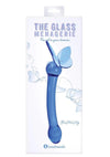 Glass Menagerie - Butterfly Glass G-Spot - Dark Blue-Dildos & Dongs-Icon Brands-Andy's Adult World