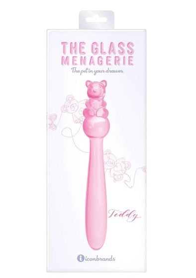Glass Menagerie - Teddy Dildo - Pink-Dildos & Dongs-Icon Brands-Andy's Adult World