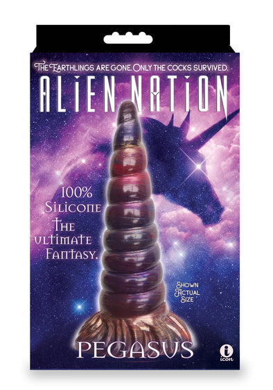 Alien Nation Pegasus Silicone Creature Dildo - Copper-Dildos & Dongs-Icon Brands-Andy's Adult World