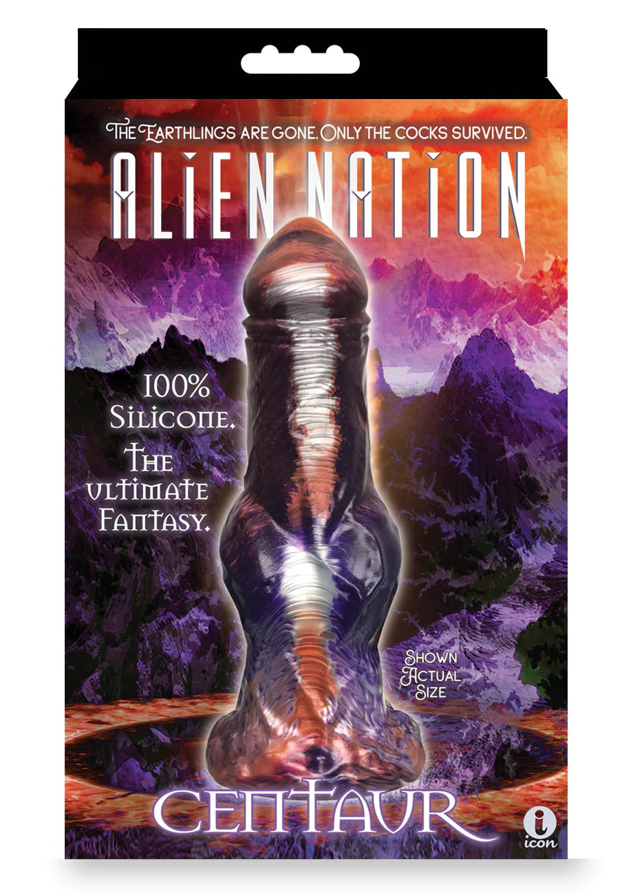 Alien Nation Centaur Silicone Creature Dildo - Copper-Dildos & Dongs-Icon Brands-Andy's Adult World