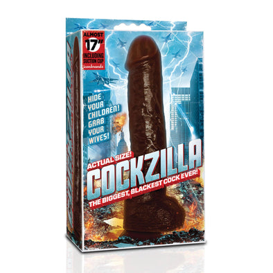 Cockzilla - Massive Nearly 17 Inch Realistic Black Colossal Cock-Dildos & Dongs-Icon Brands-Andy's Adult World