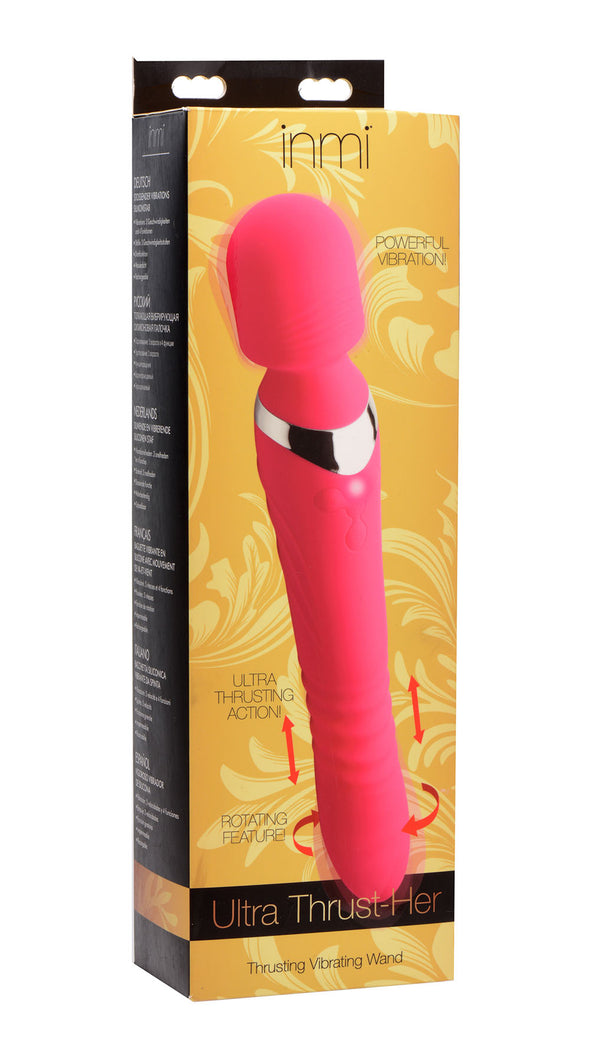 Ultra Thrusting and Vibrating Silicone Wand