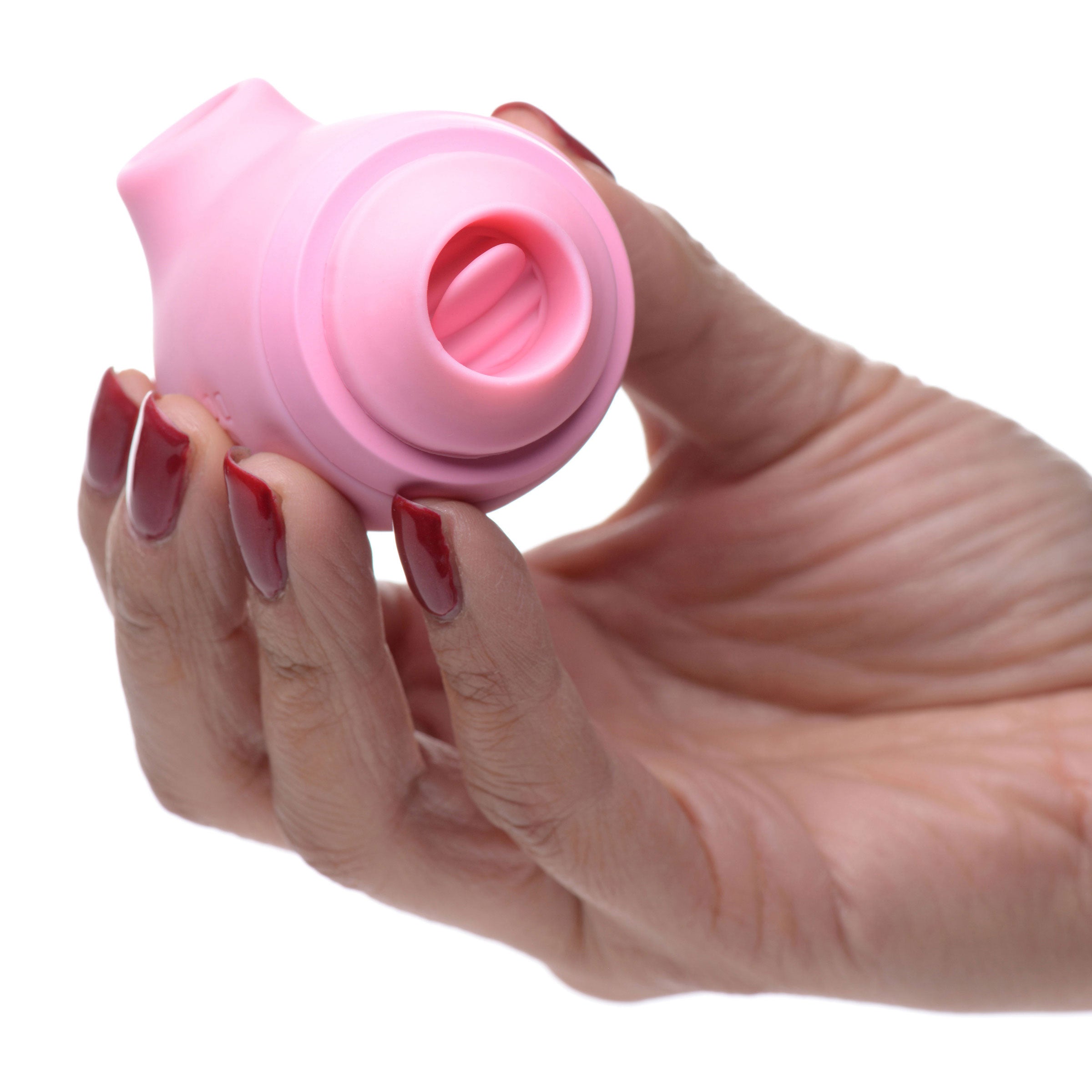 Shegasm Kitty Licker 5x Triple Clit Stimulator - Pink-Clit Stimulators-XR Brands inmi-Andy's Adult World