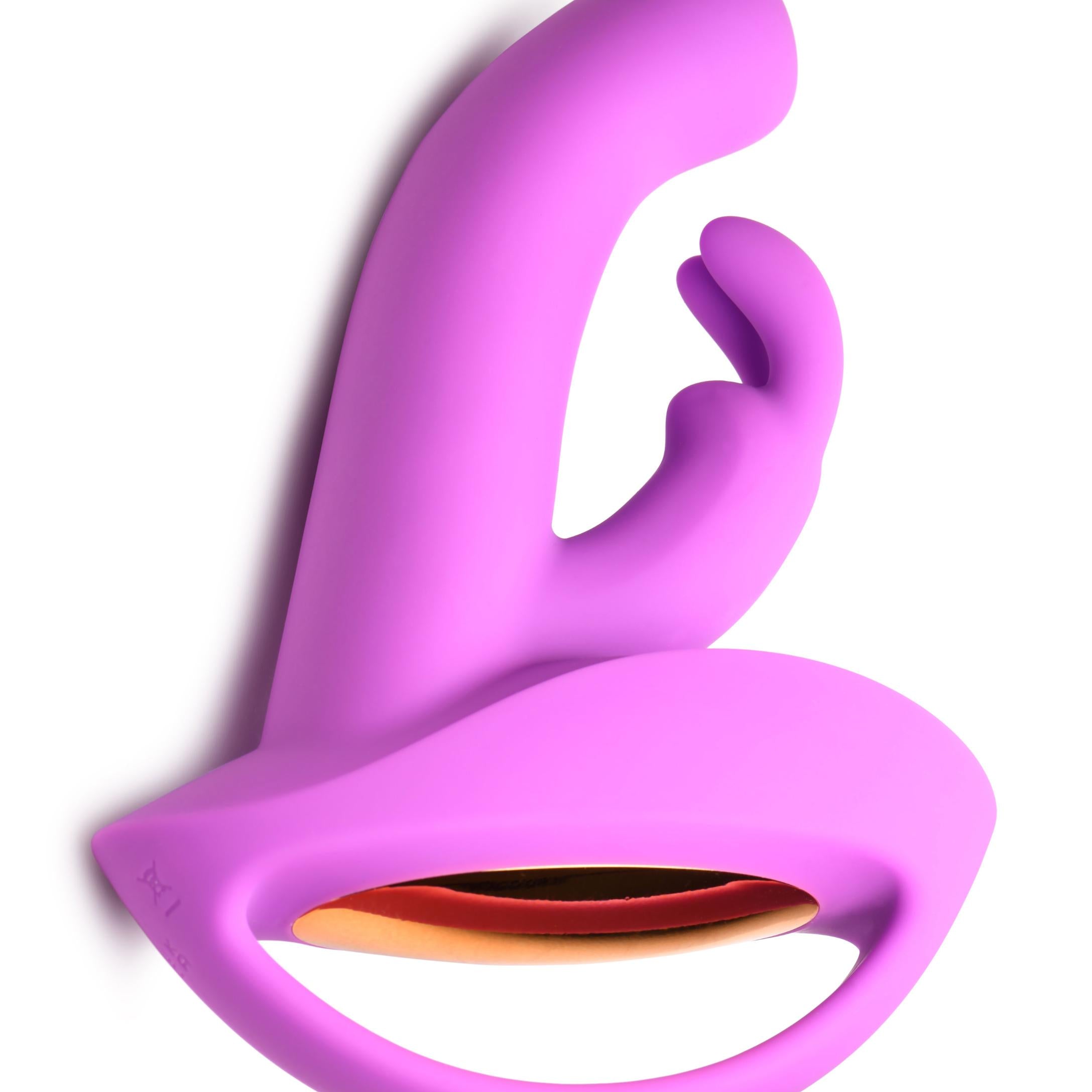 10x Come Hither Rocket Silicone Vibrator - Purple-Vibrators-XR Brands inmi-Andy's Adult World