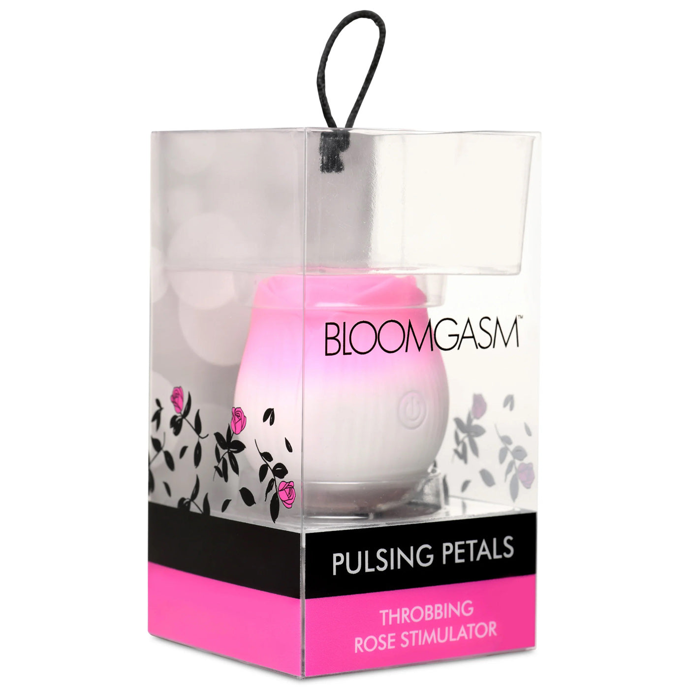 Pulsing Petals Throbbing Rose Stimulator - Pink-Clit Stimulators-XR Brands inmi-Andy's Adult World