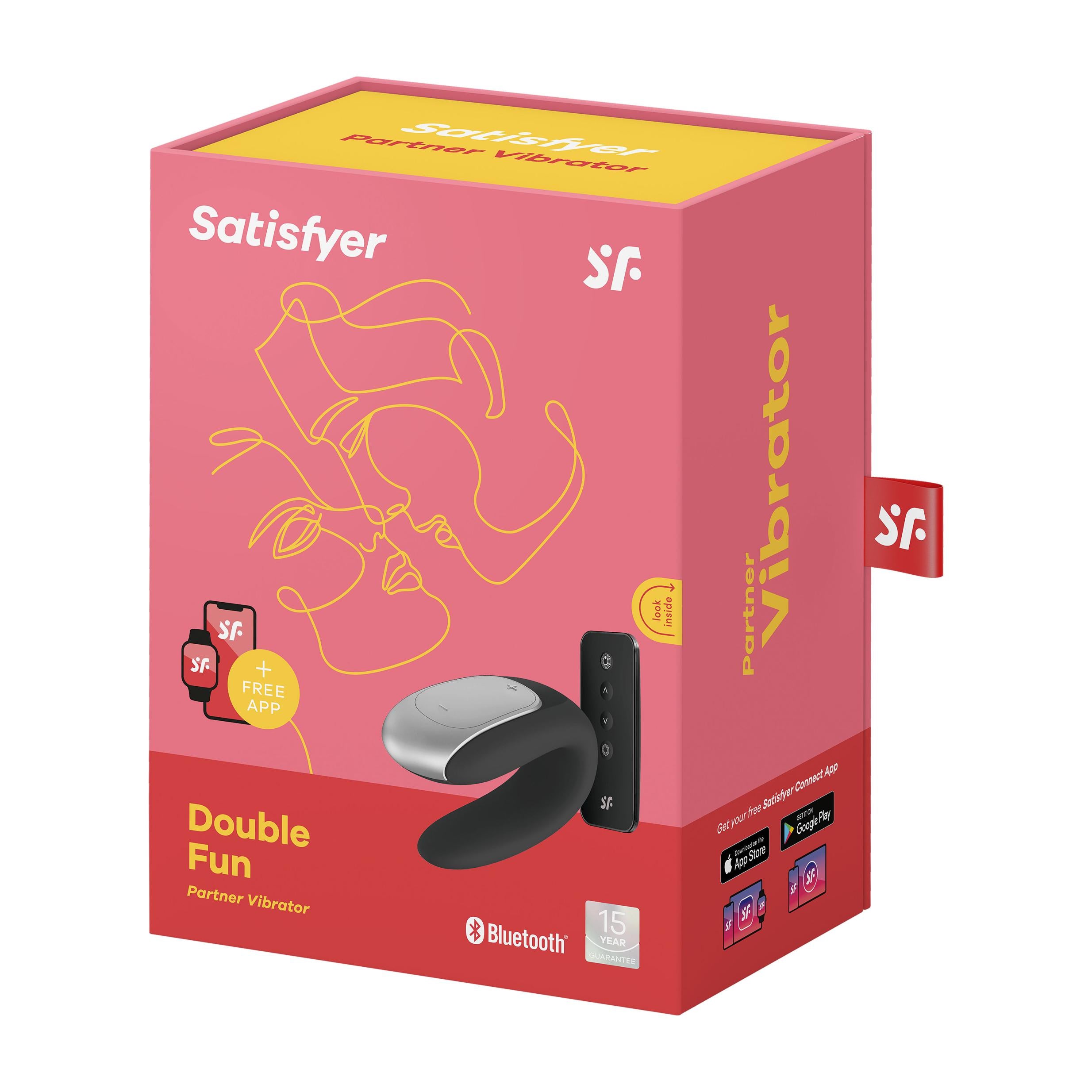 Double Fun - Black-Vibrators-Satisfyer-Andy's Adult World