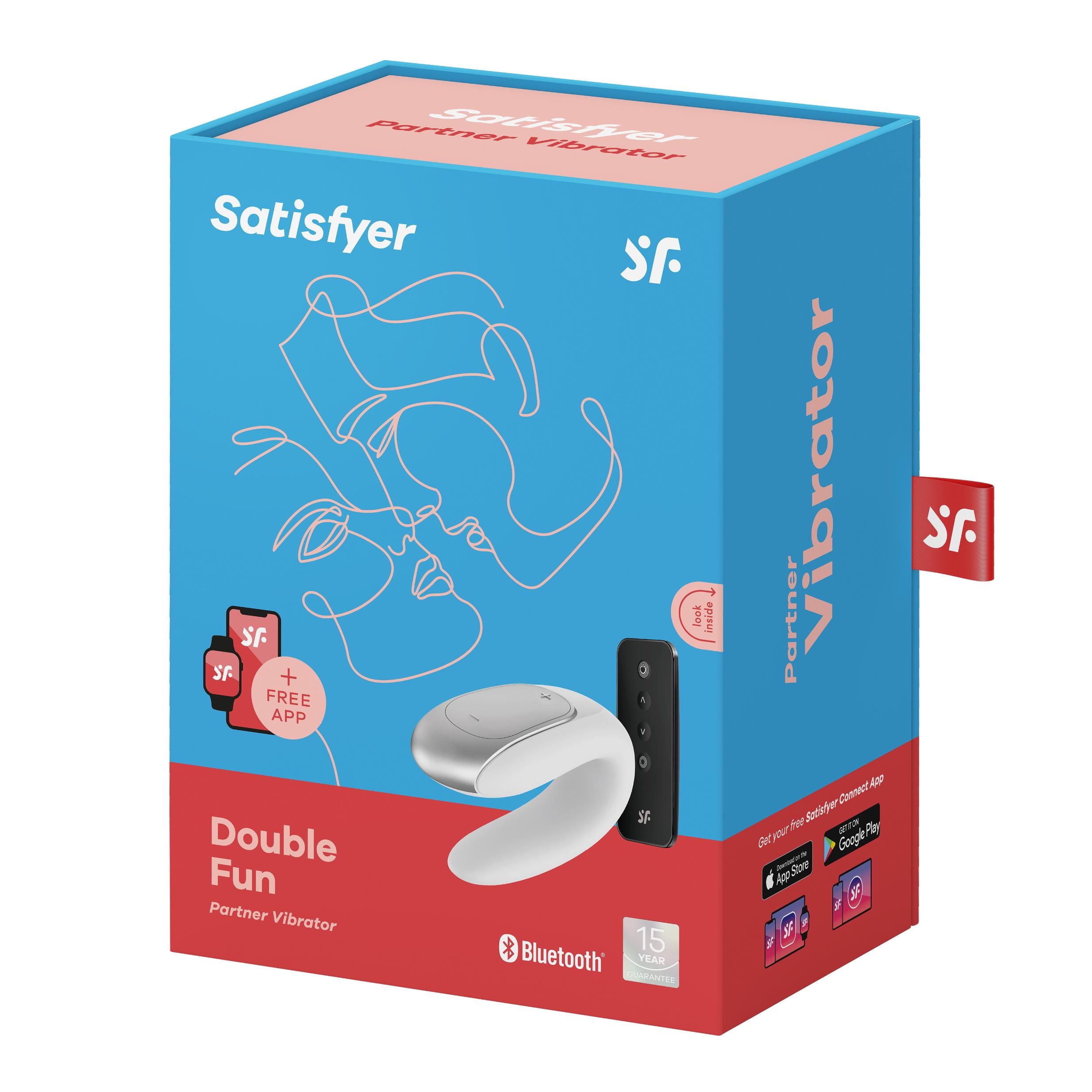 Double Fun - White-Vibrators-Satisfyer-Andy's Adult World