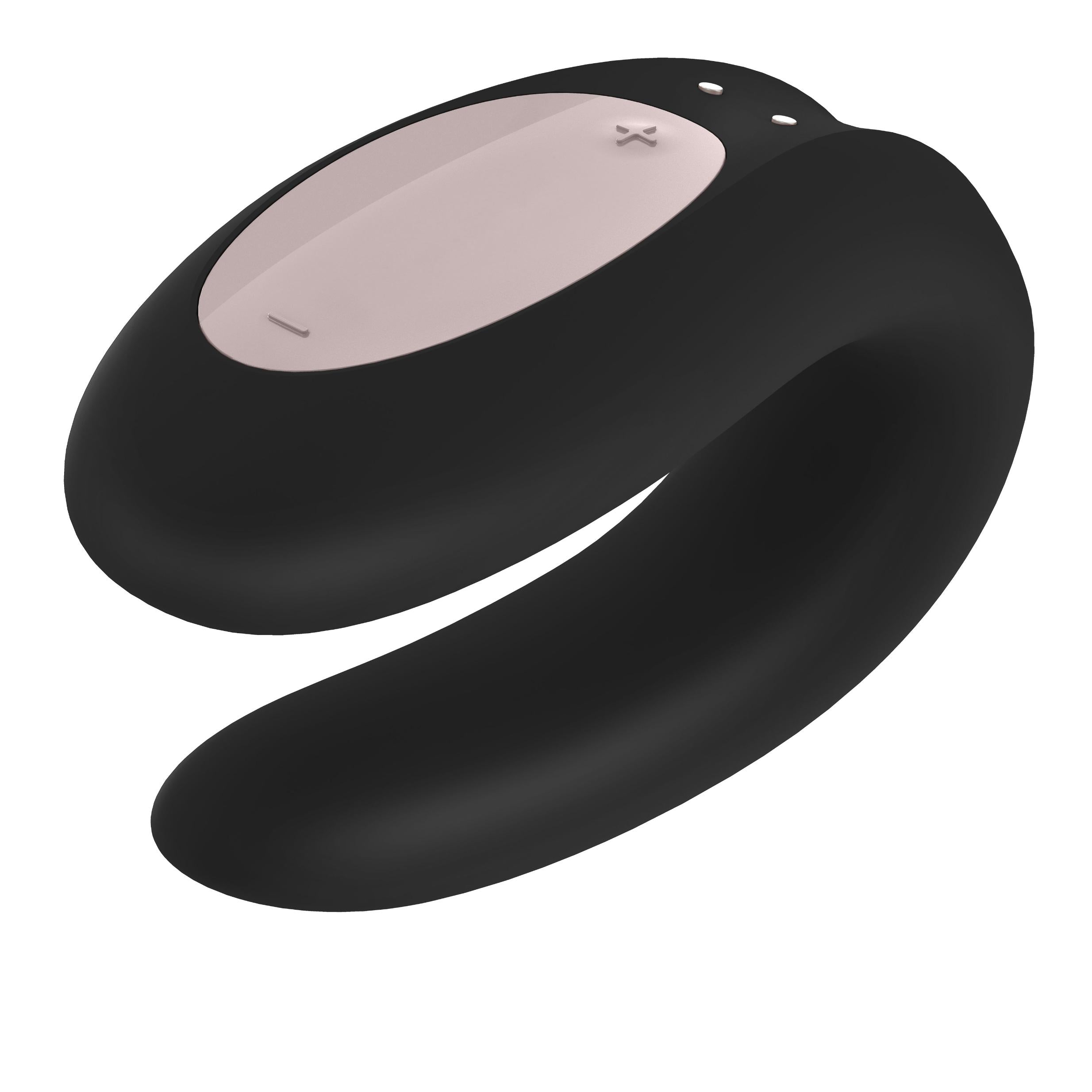 Double Joy - Black-Couples Toys-Satisfyer-Andy's Adult World