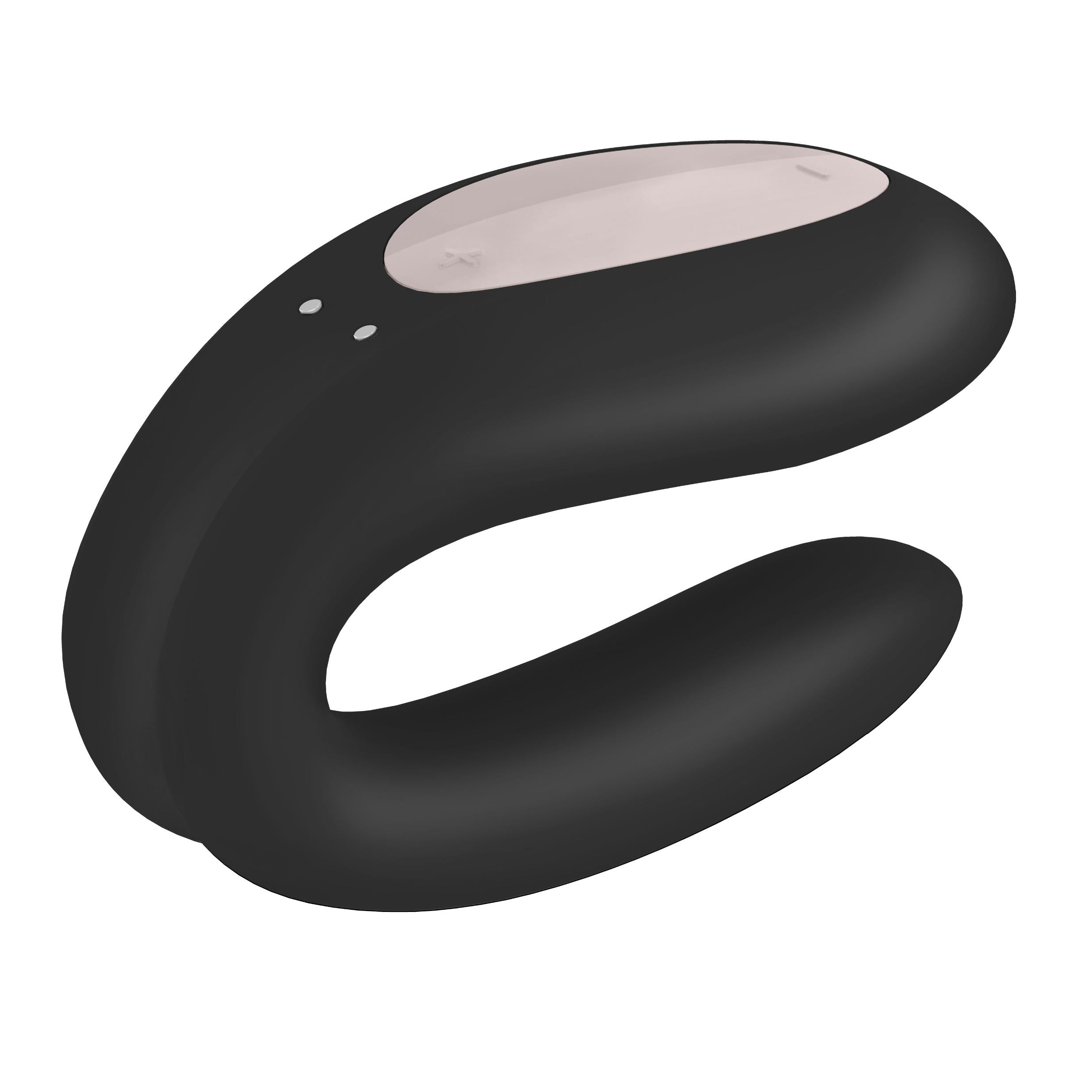 Double Joy - Black-Couples Toys-Satisfyer-Andy's Adult World