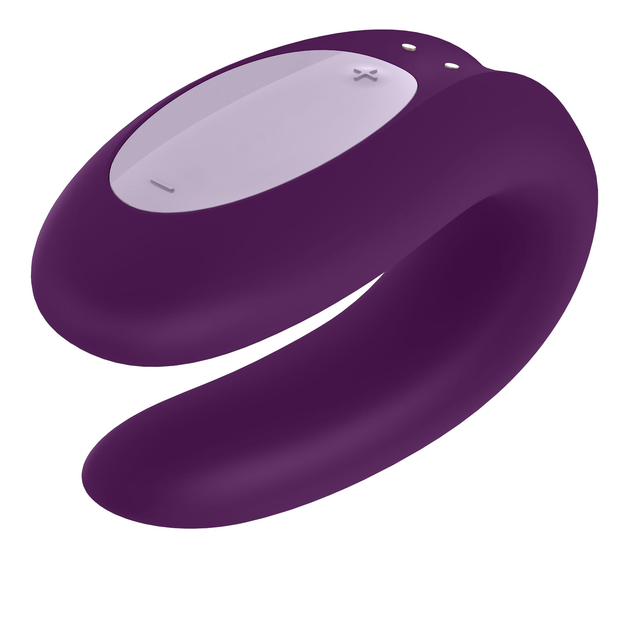 Double Joy - Violet-Couples Toys-Satisfyer-Andy's Adult World