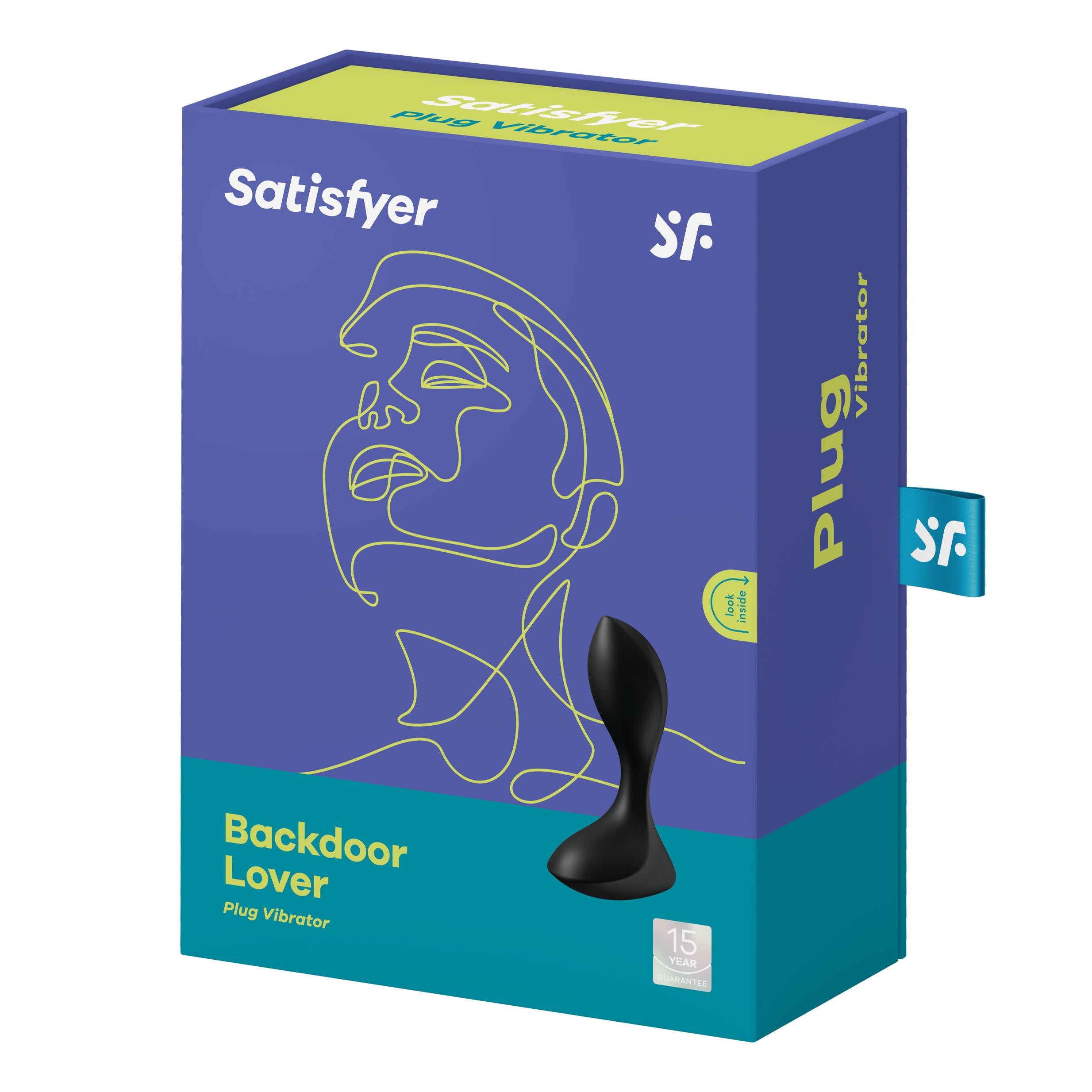 Backdoor Lover - Black-Anal Toys & Stimulators-Satisfyer-Andy's Adult World