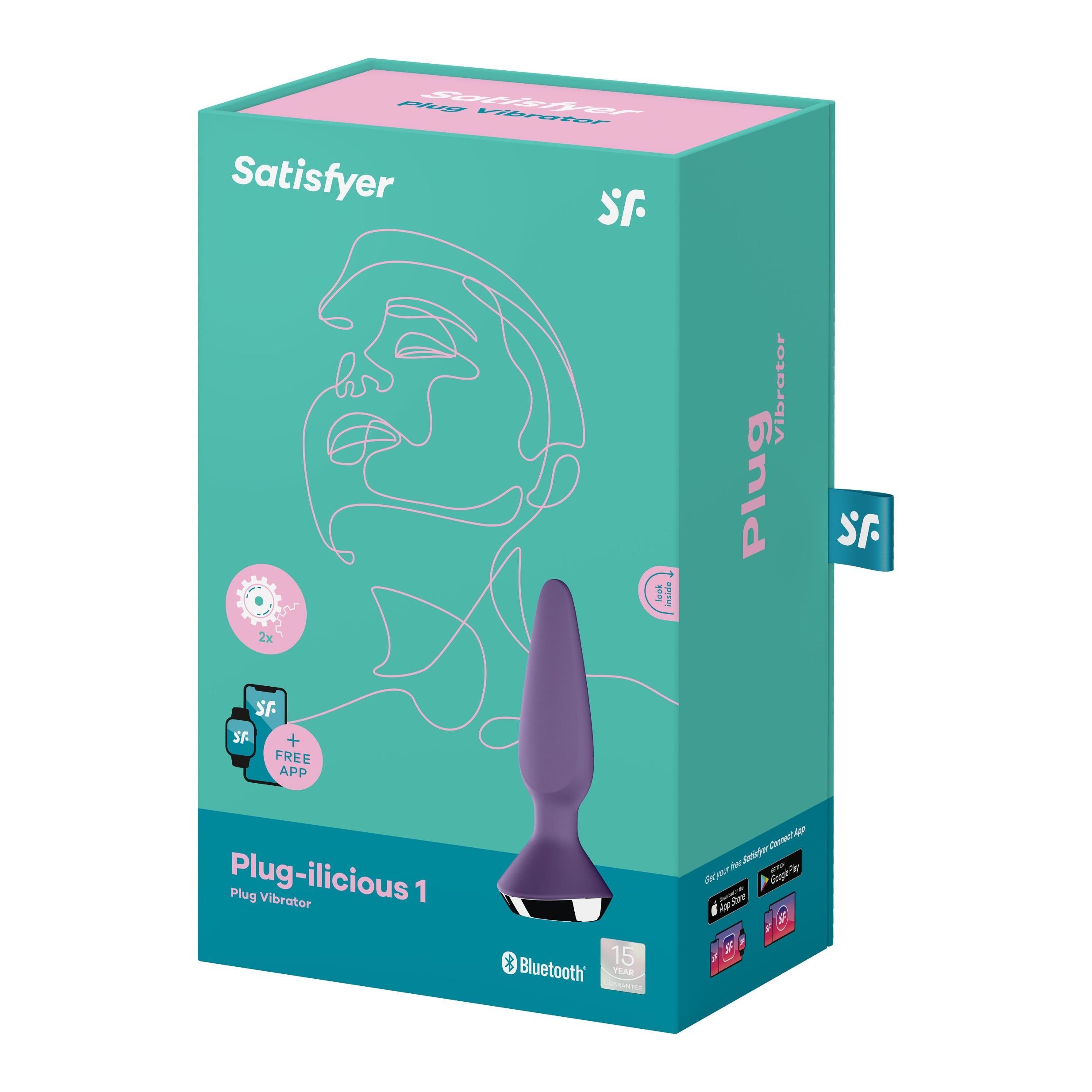 Plug-Ilicious 1 - Purple-Anal Toys & Stimulators-Satisfyer-Andy's Adult World