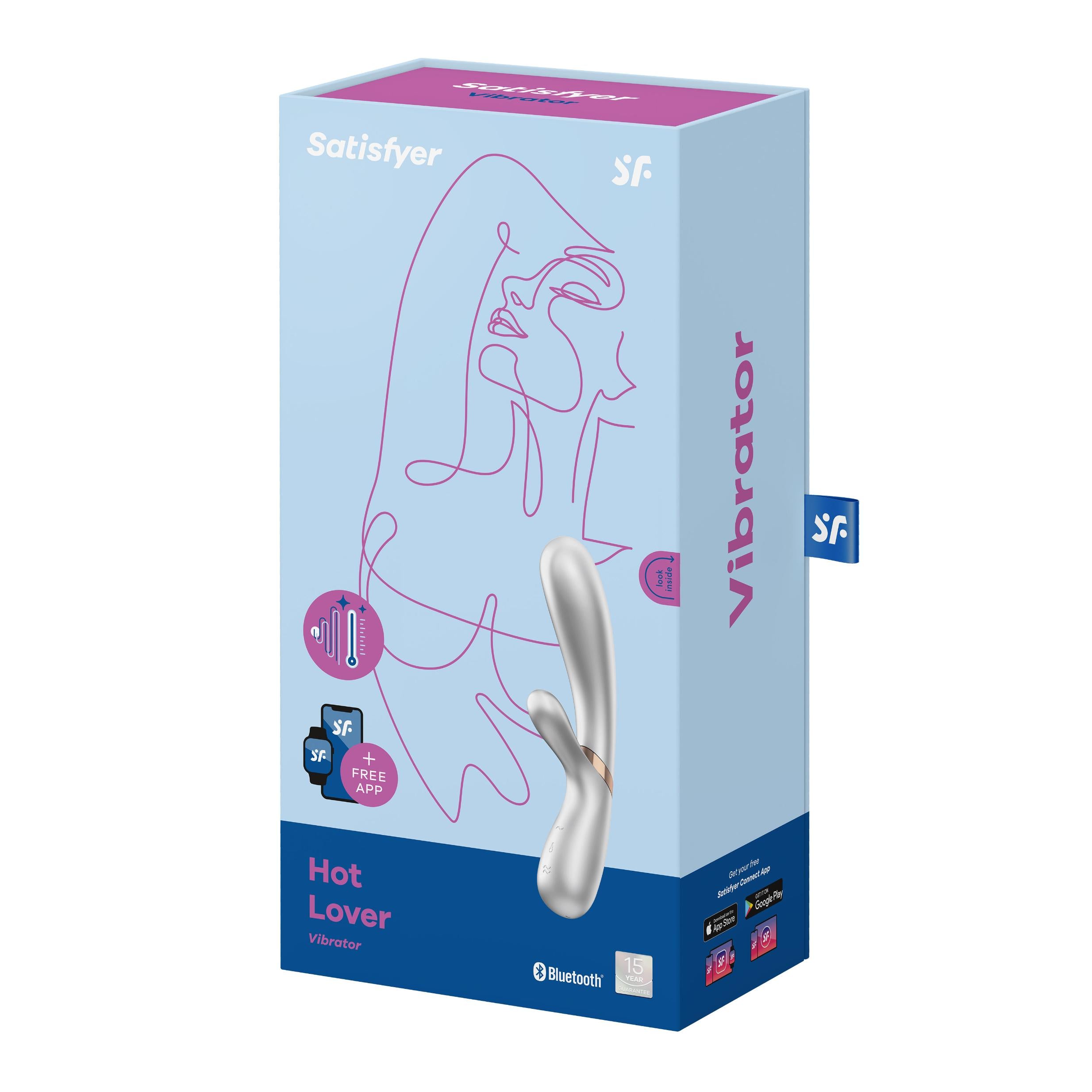 Hot Lover - Silver-Vibrators-Satisfyer-Andy's Adult World