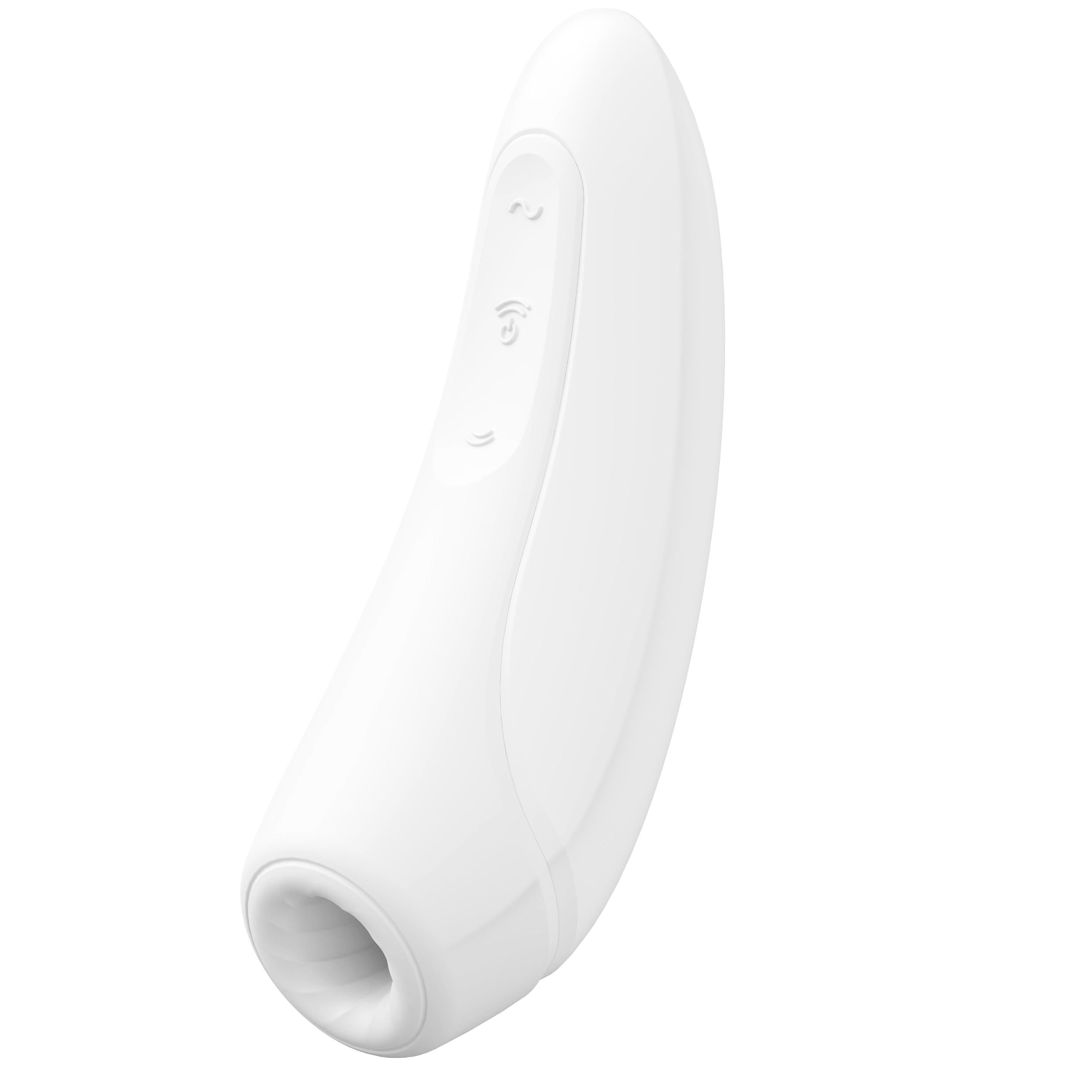 Curvy 1+ - White-Vibrators-Satisfyer-Andy's Adult World
