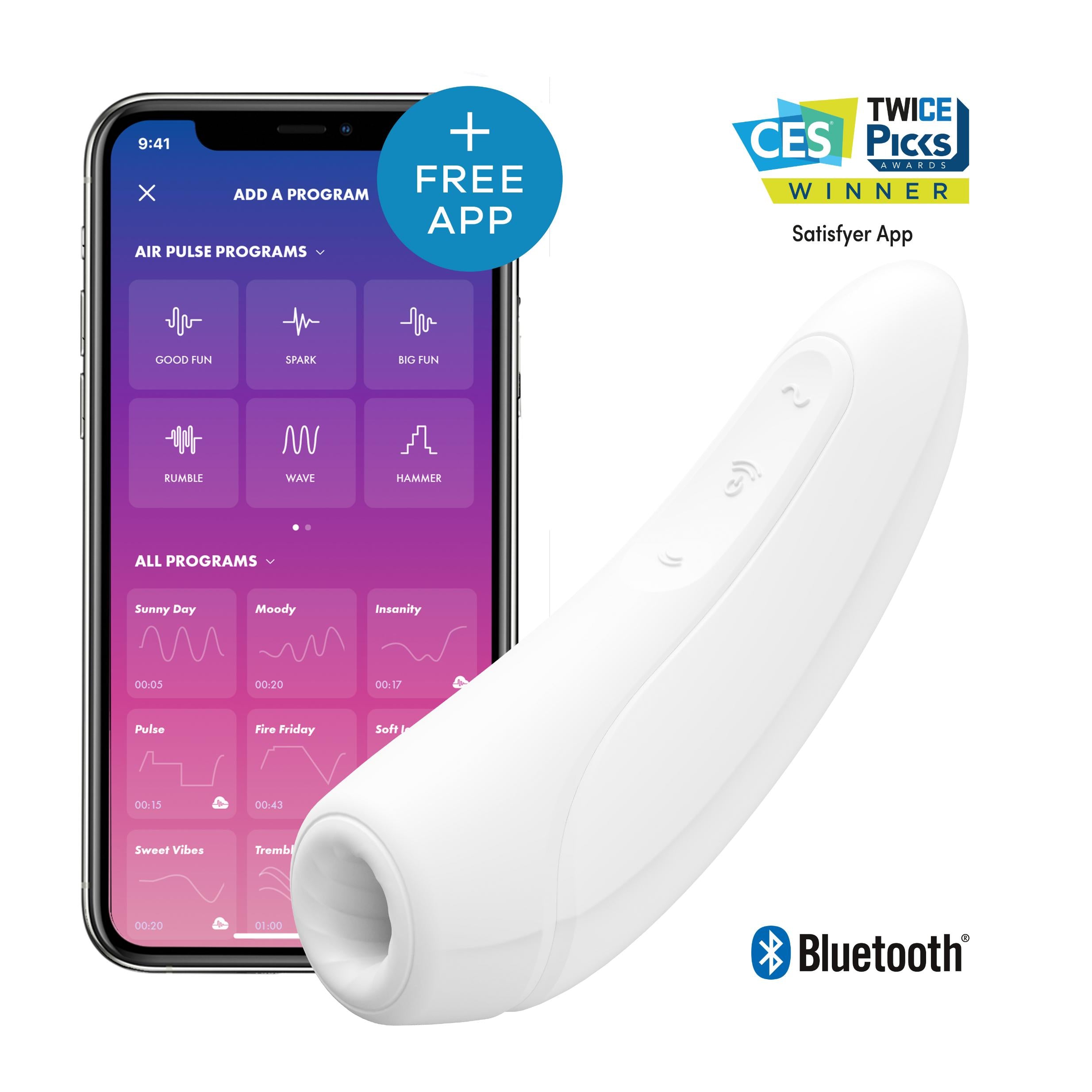 Curvy 1+ - White-Vibrators-Satisfyer-Andy's Adult World