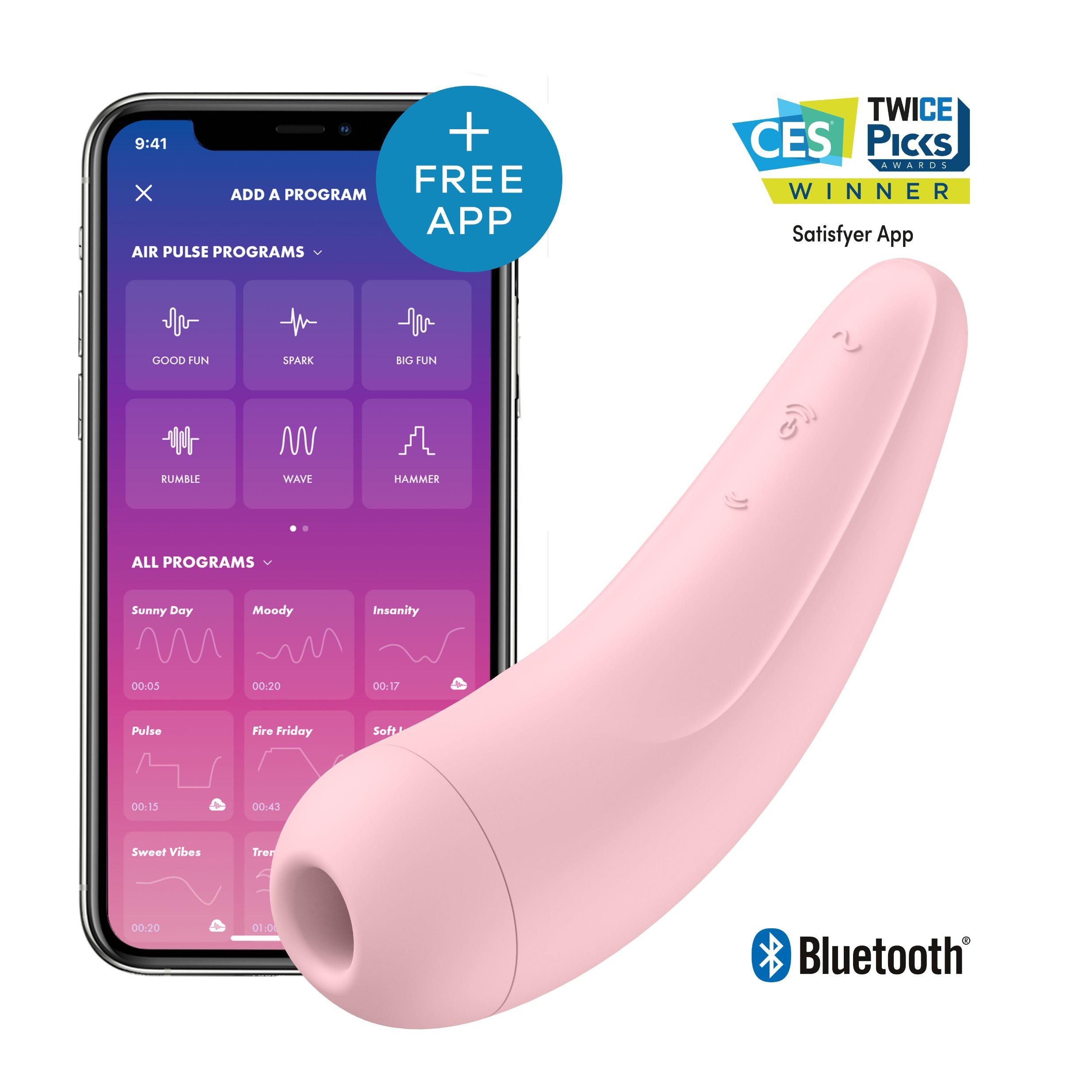 Curvy 2 Plus - Pink-Clit Stimulators-Satisfyer-Andy's Adult World