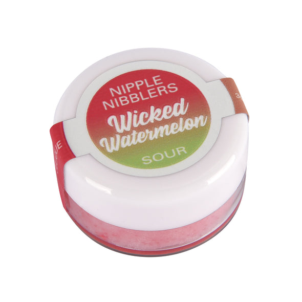 Nipple Nibbler Sour Pleasure Balm Wicked Watermelon - 3g Jar-Nipple Stimulators-Jelique Products-Andy's Adult World