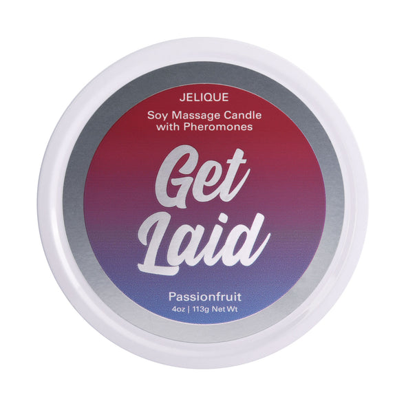 Mood Candle - Get Laid - Passion Fruit - 4 Oz. Jar-Candles-Jelique Products-Andy's Adult World