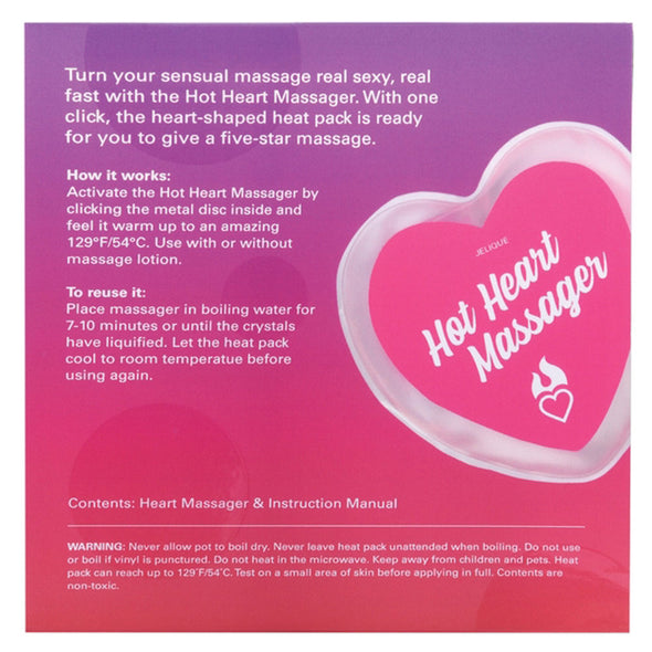 Hot Heart Warmer Massager-Lubricants Creams & Glides-Jelique Products-Andy's Adult World