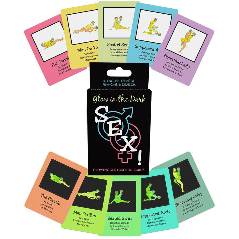 Glow-in-the-Dark Sex Cards-Games-Kheper Games-Andy's Adult World