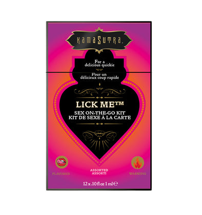 Lick Me - Sex-on-the-Go-Kit-Lubricants Creams & Glides-Kama Sutra-Andy's Adult World