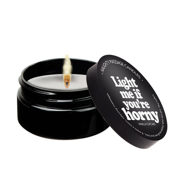 Light Me if You're Horny - Massage Candle - 2 Oz-Candles-Kama Sutra-Andy's Adult World