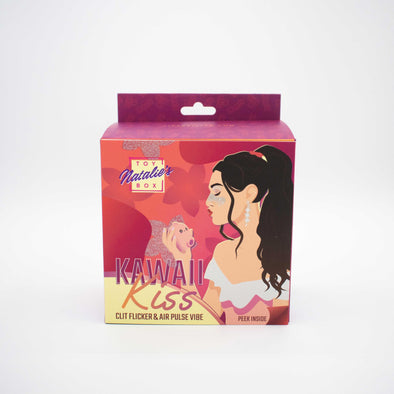 Kawaii Kiss Clit Flicker and Air Pulse Stimulator - Pink-Vibrators-Like A Kitten, Inc.-Andy's Adult World