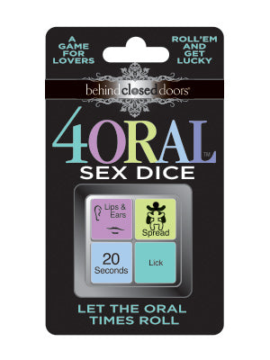 Behind Closed Doors - 4 Oral Sex Dice-Games-Little Genie-Andy's Adult World