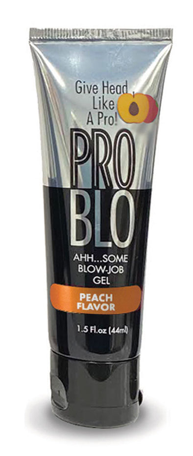 Problow - Oral Pleasure Gel - Peach-Lubricants Creams & Glides-Little Genie-Andy's Adult World