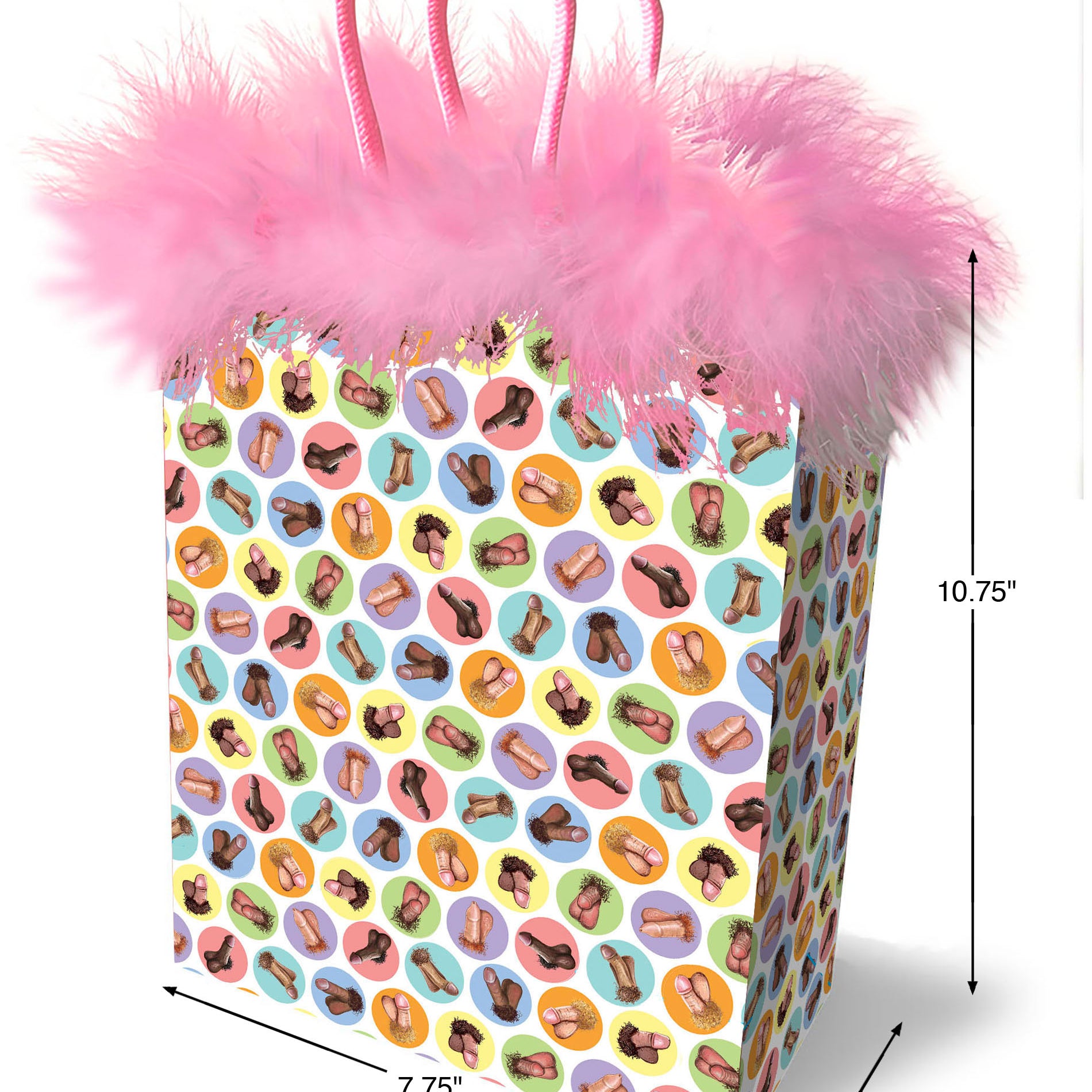 Dirty Penis Gift Bag-Gag Gifts & Novelties-Little Genie-Andy's Adult World