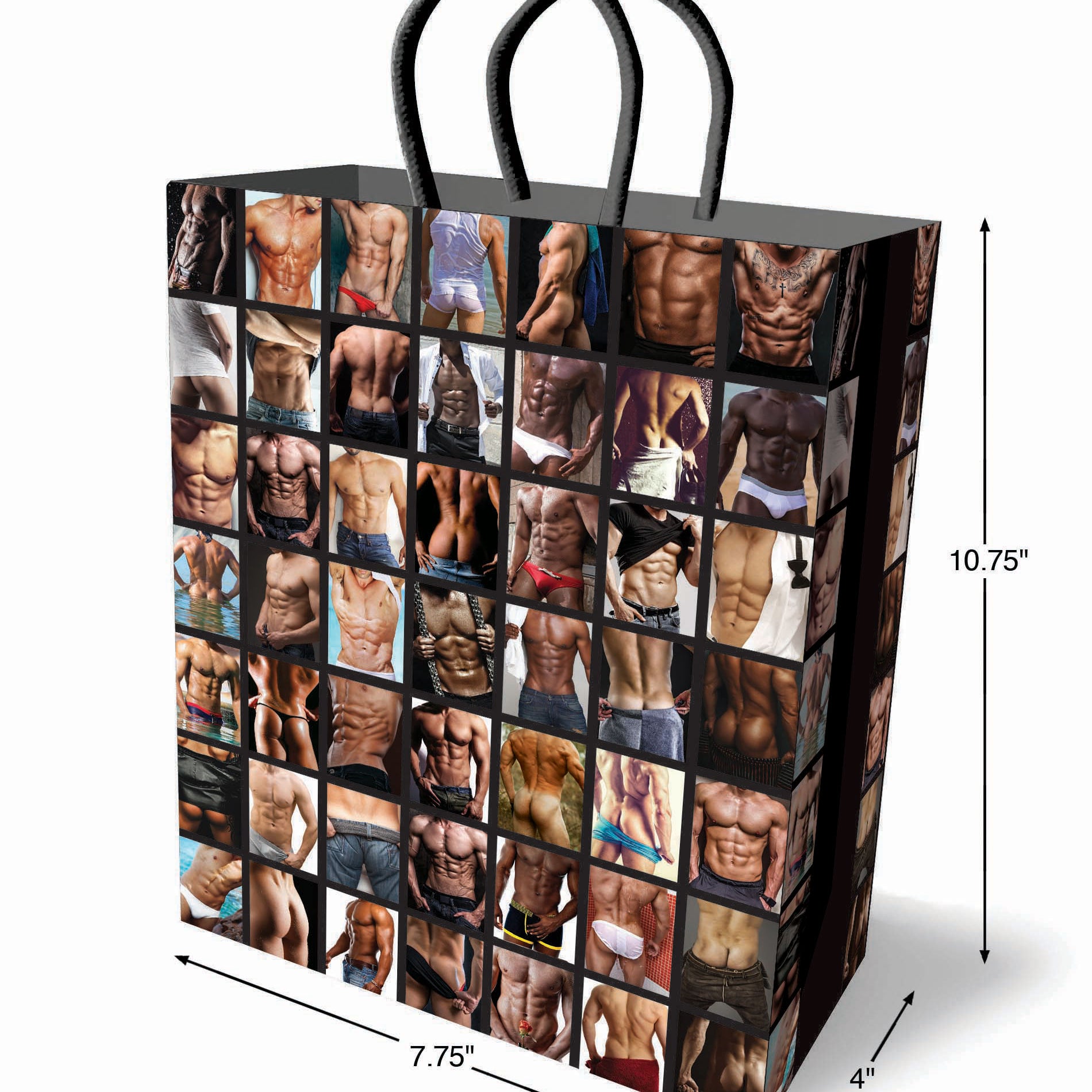 Sexy Guys Gift Bag-Gag Gifts & Novelties-Little Genie-Andy's Adult World