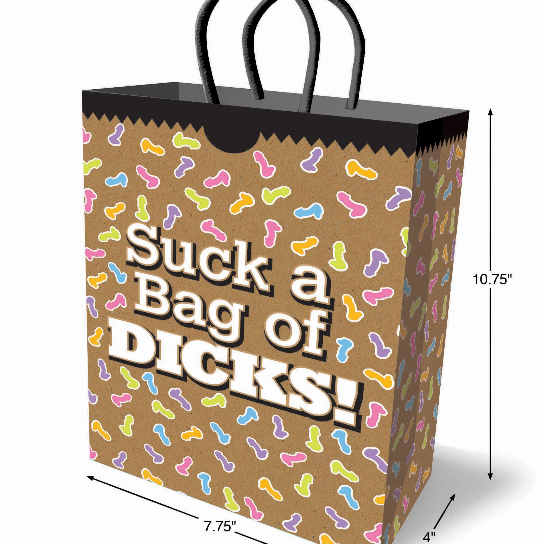 Suck a Bag of Dicks Gift Bag-Gag Gifts & Novelties-Little Genie-Andy's Adult World