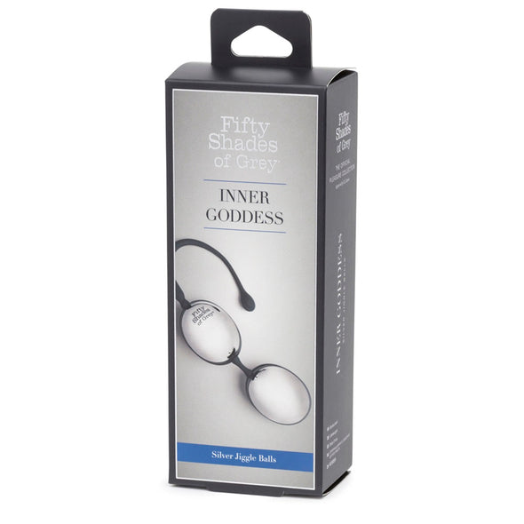 Fifty Shades of Grey Inner Goddess Silver  Jiggle Balls 2.3oz