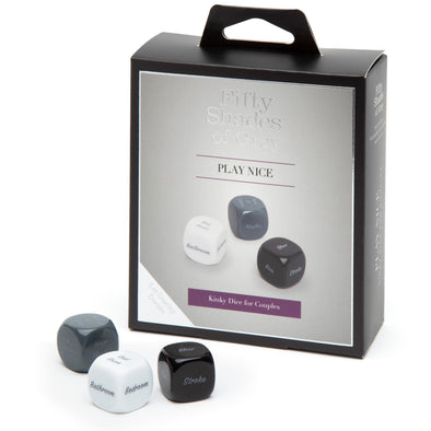 Fifty Shades of Grey Play Nice Kinky Dice for Couples-Games-Lovehoney Fifty Shades-Andy's Adult World